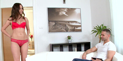 Petite babe Liza Shay gets her tight ass fucked