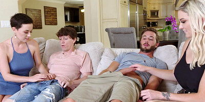 Frisky MYLFs Kenzie Taylor and Olive Glass swapped their stepsons