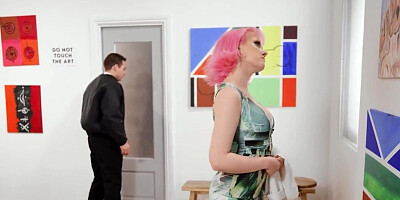 Evie Rees is a good looking gallery whore who SUCKS