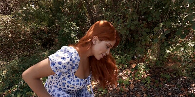 Cute Slut Takes Big Dick In Her Tight Pussy In Nature