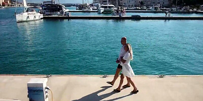 Boat bang with a big boobs blonde who seeks hard sex