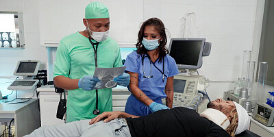 Ryan Reid is the nurse you would hope to see when you come to