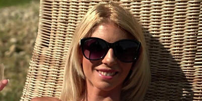 Granny with dark hair is going to get licked by a teen