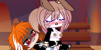 Fucking on a public bench - Gacha Club