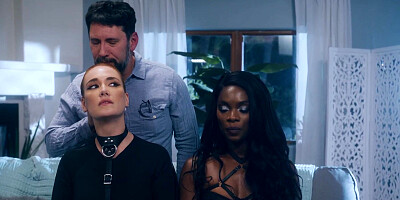 ADULT TIME - Submissive Wife Siri Dahl & Bestie Ana Foxxx Team Up For Kinky 3-Way With Dom Husband