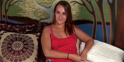 Thick babe getting her asshole fingered as foreplay