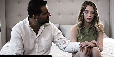 Romeo Mancini and Lily Larimar's fingering smut by Pure Taboo