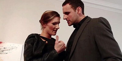 Classy looking momma gets fucked by his big boner too