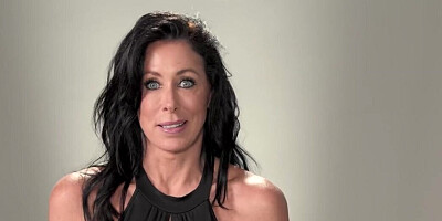 Solo session with a big breasted stepmom who jills off