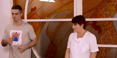 Chiropractor kink in a hardcore granny fuck scene