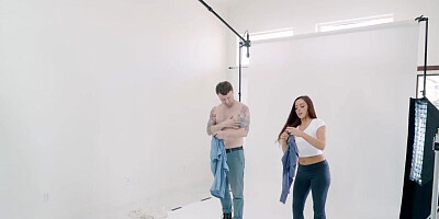 Latest photoshoot with Blake Blossom leads to a threesome