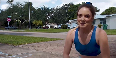 Kinsley Kane smirks as he rides that nasty fucking boner