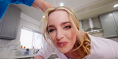 Maid Gets Down And Dirty