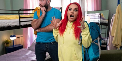 Fakehub featuring Roxi Keogh's big cock scene