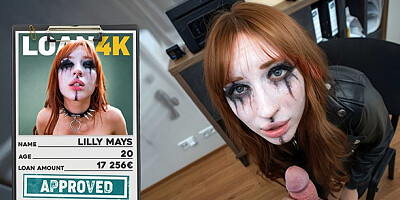 Cover-girl Denis and Lilly's red head action