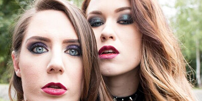 Magnetic Samantha and Misha's masturbation trailer