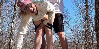 Ryland Ryker And Mya Lane - Almost Caught Fucking Sexy Milf In Nature On A Hike