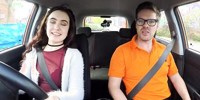 This is why Women are SUCH BAD DRIVERS - All they want to do is FUCK