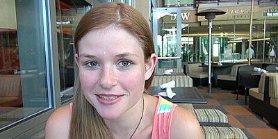 Out On The Town With Lara Brookes, Then Getting Naked And Touching Her Pink Pussy