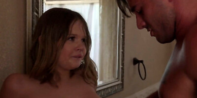 Short teen Coco Lovelock wants to receive a cumshot