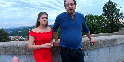 21-old Hottie Gives Juicy Pussy To A Stranger To Pay All Dads Bills