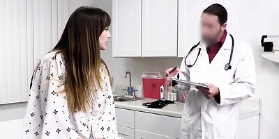 Horny Doctor Bangs Nurse Cassie Del Isla and Naughty Patient Lana Smalls on the Examination Table