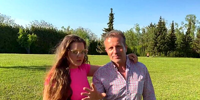 Good looking teen babe gets power fucked by the pond