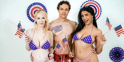 Big tits porn with crazy Roxie Sinner and Gigi Sweets from Titty Attack