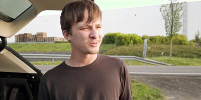 HUNT4K. Blonde babe was so sad so Hunter offered her fun and she loved to ride his big dick