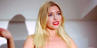 Freya Mayer smiles a lot and masturbates a lot as well