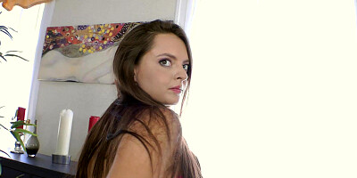 Lustful babe Gabriella Costa enjoys an ass fuck