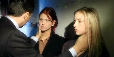 Magnificent teen cuties in hot anal threesome