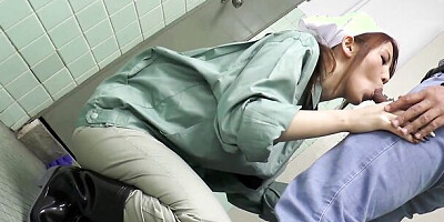 JAVHUB Busty Janitor Maki Koizumi sucks a hard cock
