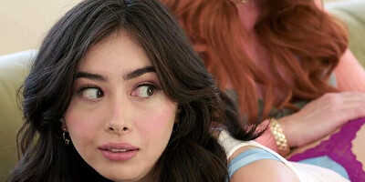 Misbehaving stepdaughter is going to make mommy wetter