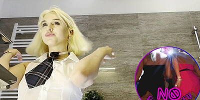 Petite Blonde's college dirt by No Panties TV