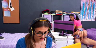 Lina Love has a round ass and she is happy to fuck