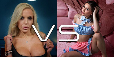 Big tits sex with glamorous Nina Elle and Sera Ryder from The Dick Suckers