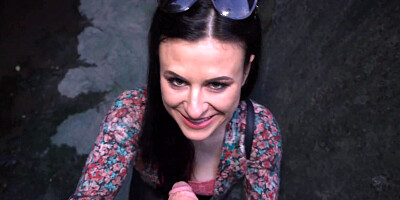 Billie Star gets fucked in doggystyle position after sucking massive cock