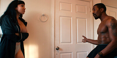 Latina MILF rides BBC in front of ghost