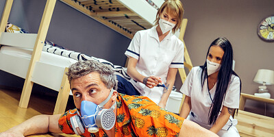 Jennifer Mendez and Ariela Donovan share rock hard cock