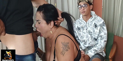 Bianca Naldy And Erick Rosa - Chamei Uma Puta Para Mostra Para Meu Filho Virgem Como Fuder O Cu E A Buceta De Uma Safada Milff Completo No Ted 9 Min