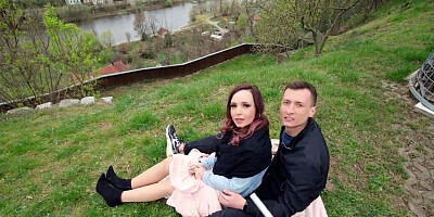 Czech girl with a pregnant belly gets fucked silly