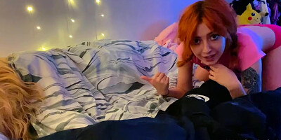 lmfaomiki - Shh StepBro! Dont Wake Your GF Up