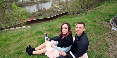 Big breasted redhead is going to get drilled deeper