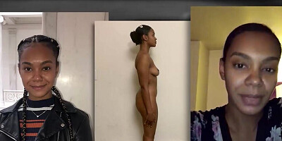 Girl with a great body decides to service this whitezilla