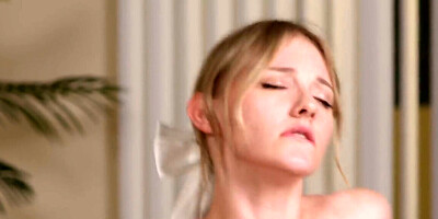 Petite blonde with a nice body is banged by a teen lad