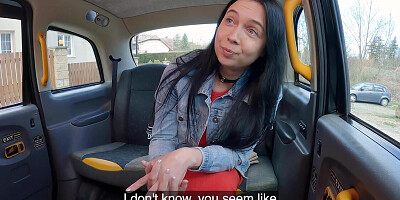 Fake Taxi cutie opens her legs for his meaty boner