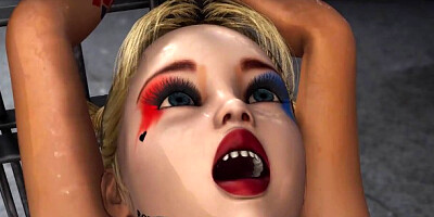 Watch hottie Harley Quinn's dirt