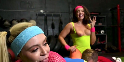 Yoga girls want this dude to please them in the pussy