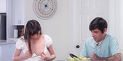 Lana Only Wants Sweet Sweet Stepbro Cock For Her Dinner & Desert